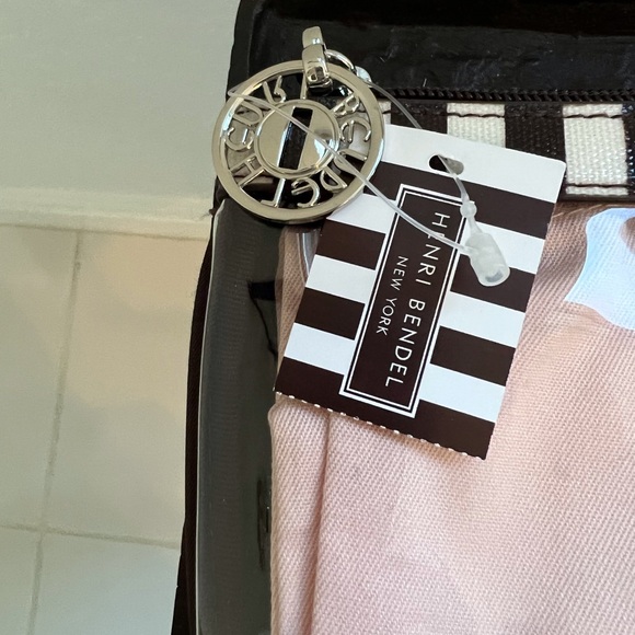 🎉HP🎉HENRI BENDEL TRAVEL SHOE BAG SET OF 3.ZIP CARRY CASE WITH SIGNATURE PULL - Picture 8 of 8